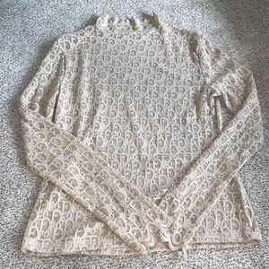 Sheer Dior Long Sleeve Top